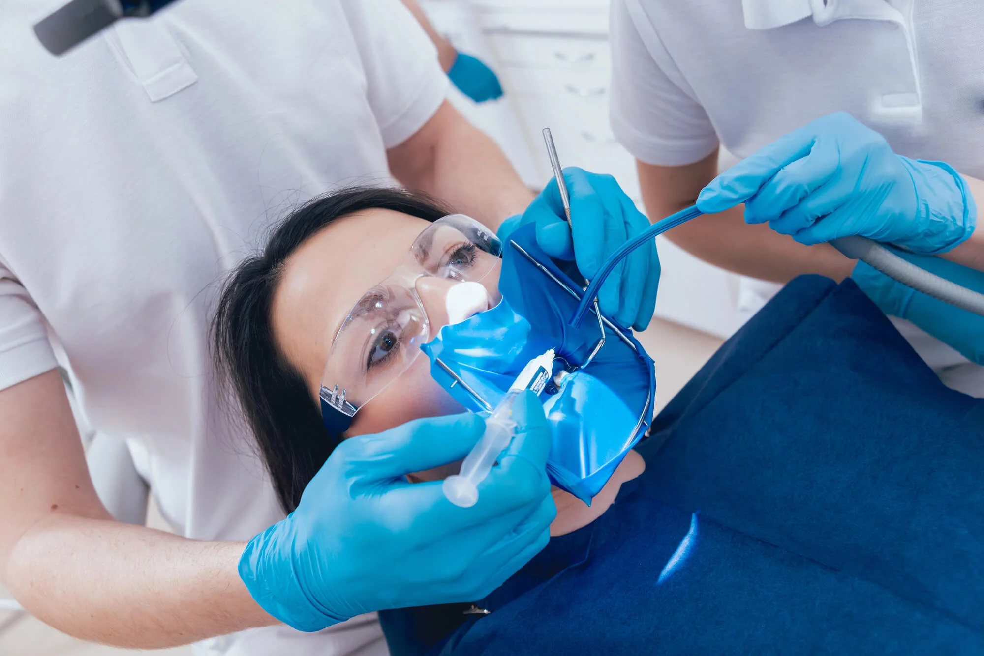 Patient receiving comprehensive dental care in New Smyrna Beach