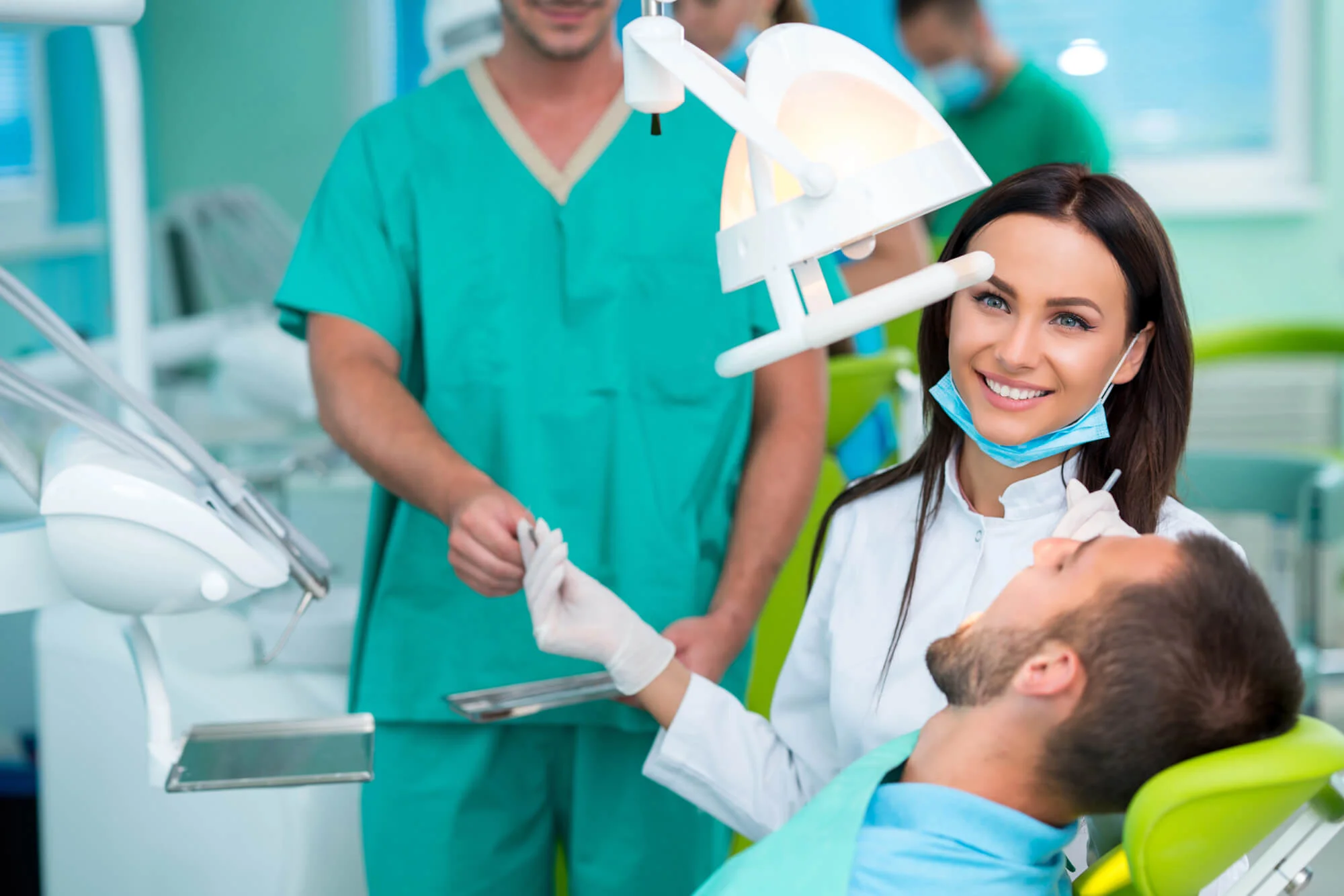 Patient visit with an oral surgeon in New Smyrna Beach.